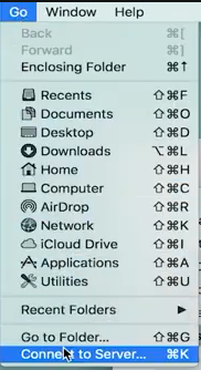 OSX Go Menu